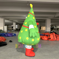 2m /2.6m Popular Inflatable Christmas Tree Mascot Costume Plant Christmas Mascot Costumes for Sale