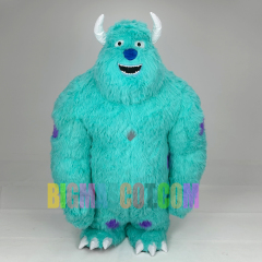 Adult Cartoon Character Party Suit Soft Plush Sully Inflatable Mascot Costume Rental Anime Disfraces Monsters Inc for Adults