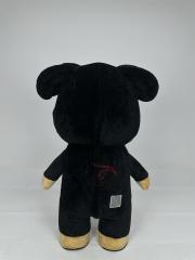 2m 2.6m Adult Size Black Color Plush Dog Mascot Costume Inflatable Animal Mascot Costume for Sale