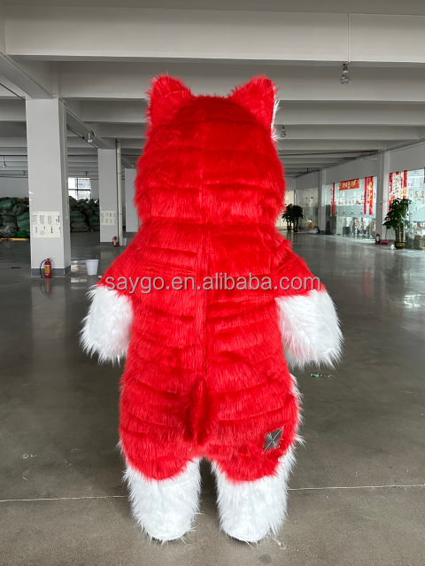 Hot Selling Inflatable Husky Dog Mascot Costume Cartoon Husky Walking Dog Costume on Sale Inflatable Husky Costume Mascot