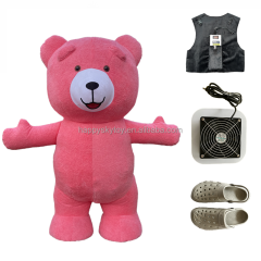 Custom 2m/2.6m Inflatable Giant Teddy Bear Mascot Costume Koala Walking Cosplay for Adults for Halloween Parties