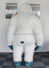 Cosplay Meti Abominable Snowman Yeti Inflatable Mascot Costume Halloween Anime Costume Monster Party Dresses