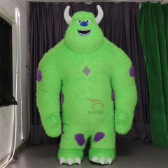 Factory Christmas Customized Color Party Inflatable Santa Clause Costume Inflatable Mascot Costume
