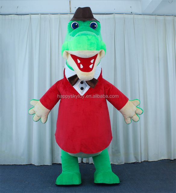 MOQ 1 Inflatable Mascot Costume 2m Crocodile Custom Cosplay Mascotte Theme Fancy Dress Carnival