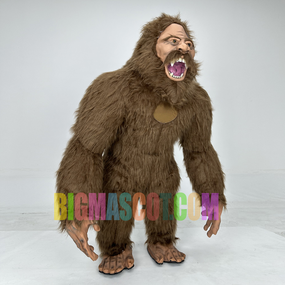 Custom Made Unisex Wild Man Savage Mascot Costume Adult Plush Inflatable Walking Character Animal Cosplay for Events