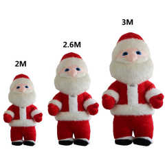 Guangzhou Factory Hot Popular 2M/2.6M/3M Christmas Mascot Santa Clause Inflatable Costume for Adult