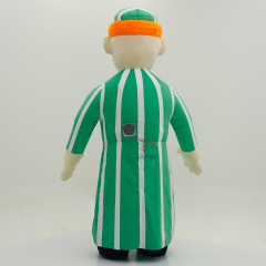 Customize Theme Arab with Yellow Hair Inflatable Mascot Costume for Adults Stage Performance Wear 2m 2.6m Tall