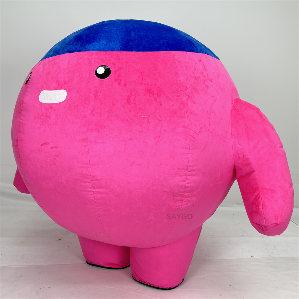 Pink Disco Ball Mascot Costume Inflatable Kirby Ball Costumes Soccer/Golf/Basketball/Mascot Clothes Sale Cosplay Dress