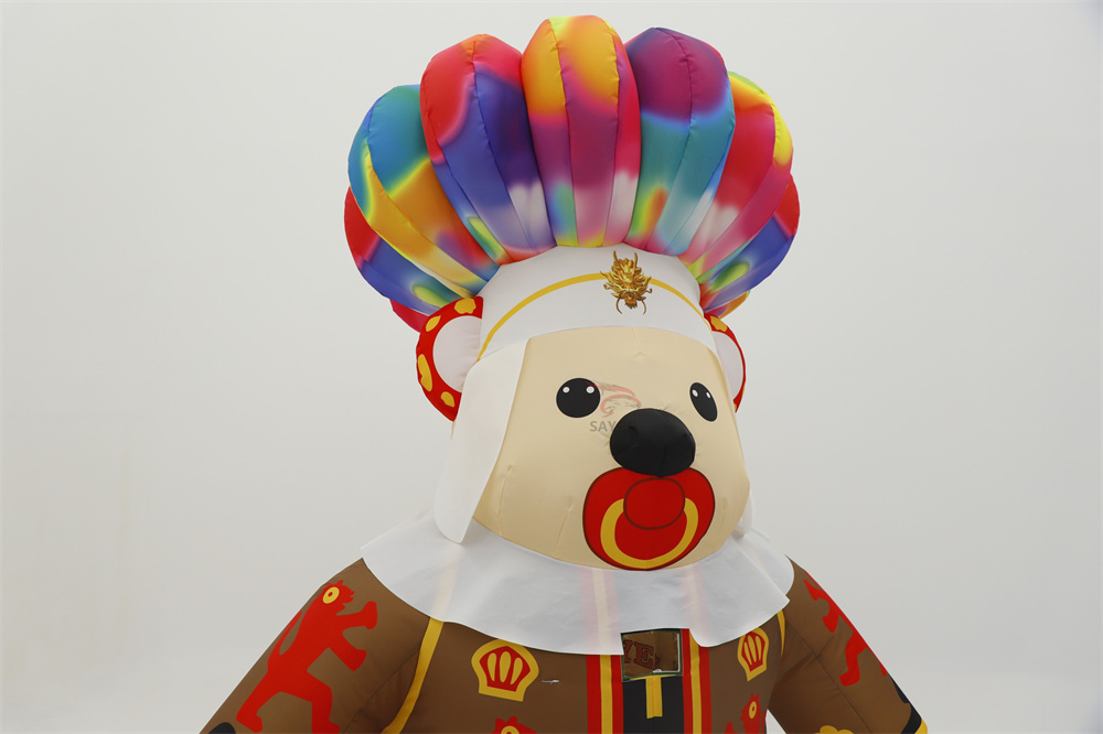 Arab Inflatable Arabian Son Bear Mascot Costume Custom Animal Cosplay Cartoon Theme Fancy Dress Christmas Party Costumes