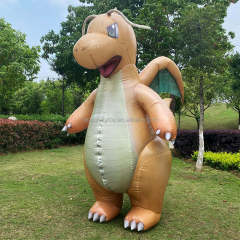 Inflatable Dragon Dinosaur Costume Cartoon Animal Moving Walking Suit Advertising Mascot Realistic Inflatable Dragonite