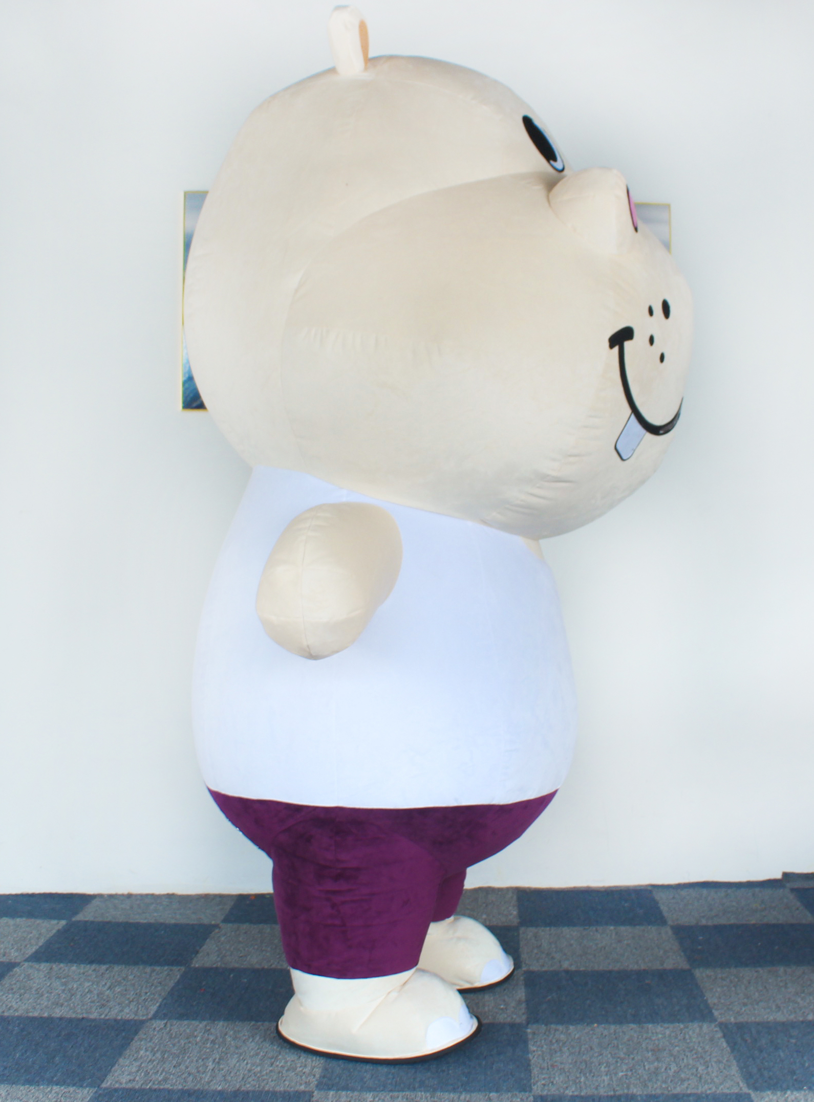 Wholesale Unisex Giant Inflatable Hippo Costume Cute Carnival Performance Mascot for Adult Cosplay OEM/ODM for Sale