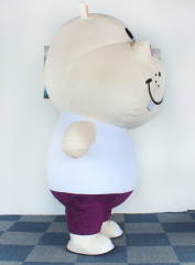 Wholesale Unisex Giant Inflatable Hippo Costume Cute Carnival Performance Mascot for Adult Cosplay OEM/ODM for Sale