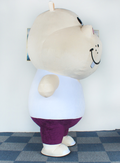 Wholesale Unisex Giant Inflatable Hippo Costume Cute Carnival Performance Mascot for Adult Cosplay OEM/ODM for Sale