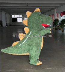 Classic Animal Theme Park Dinosaur Cosplay Costumes for Adults Walking Effect Dress Inflatable Dragon Mascot Costume Suits