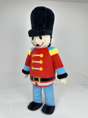 Red Human Inside Inflatable Mascot Costume Soldier Clothes for Adults Cosplay Wear 2.2m Inflatable Soldier Mascot Costumes