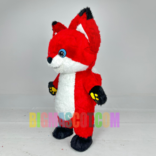 Adult Inflatable Animal Costume Fox Plush Halloween Walking Suit Party Cartoon Mascot Costumes