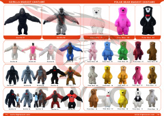 Factory Good Price Customized Party Dress Alpaca Animal Inflatable Mascot Costume