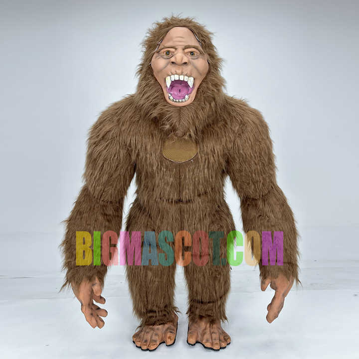 Custom Made Unisex Wild Man Savage Mascot Costume Adult Plush Inflatable Walking Character Animal Cosplay for Events
