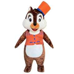Orange Set Dressing Squirrel Mascot Costume 2m Cosplay Garments Squirrel Inflate Costume for Anime Activities