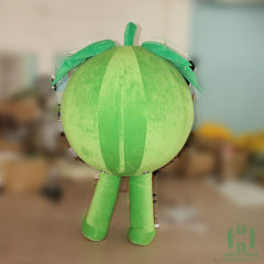 Kinqee Custom Fruit Inflatable Mascot Costume Funny Performance Banana and Corn Unisex Plush for Party Use