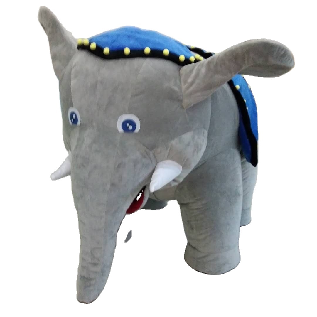 4 Legs Elephant Customized Inflatable Elephant Mascot Costume for Adult Halloween Plush Animal Costume