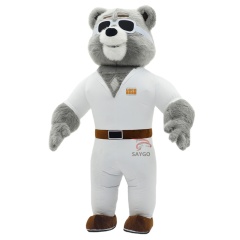 High Quality Teddy Bear Cartoon Mascot Costume for Adults Unisex Rental for Easter/Halloween Promotion Carnival/Party Use Happy