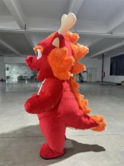 New Year Newest 2025 Inflatable Dragon Mascot Costume for Adult Kids Cosplay Suit Disfraz Fancy Furry Party Dress Fursuit
