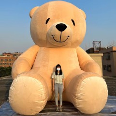 4M Huge Indoor/Outdoor Teddy Bear Inflatable Mascot Air-Filled Garden Decoration for Holiday Parties Cartoon Model