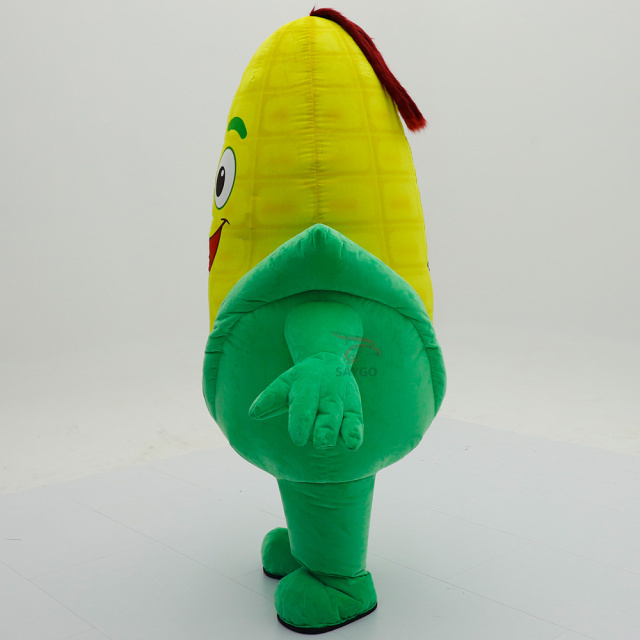 Custom Corn Cartoon Vegetable Anime Cosplay Mascot Costume for Carnival Fancy Dress Mascotte Halloween Party Performance