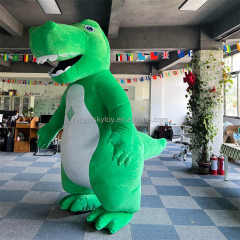 Inflatable Dinosaur Dragon Mascot Costume King Kong Black Macotte Christmas Halloween for Adult