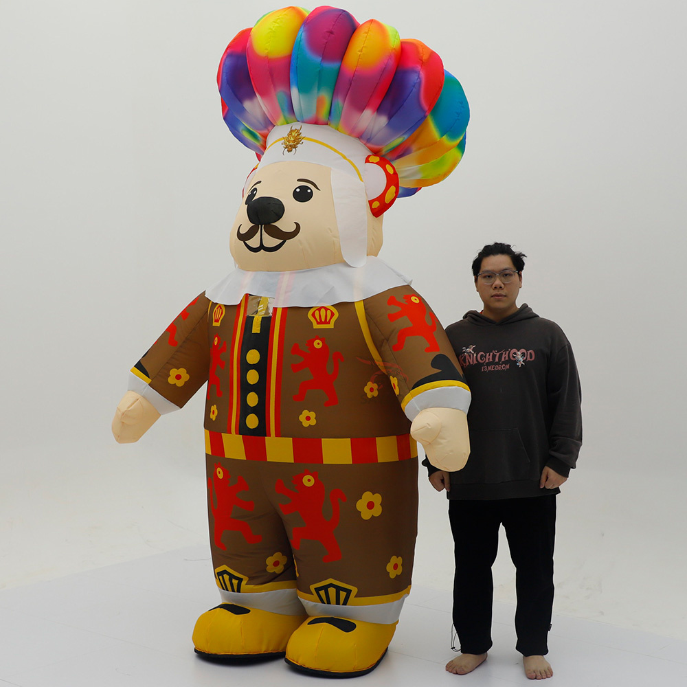 Professional-Grade Custom Arabian Father Mascot Costume Inflatable Human Mascot Adult Performance Costume