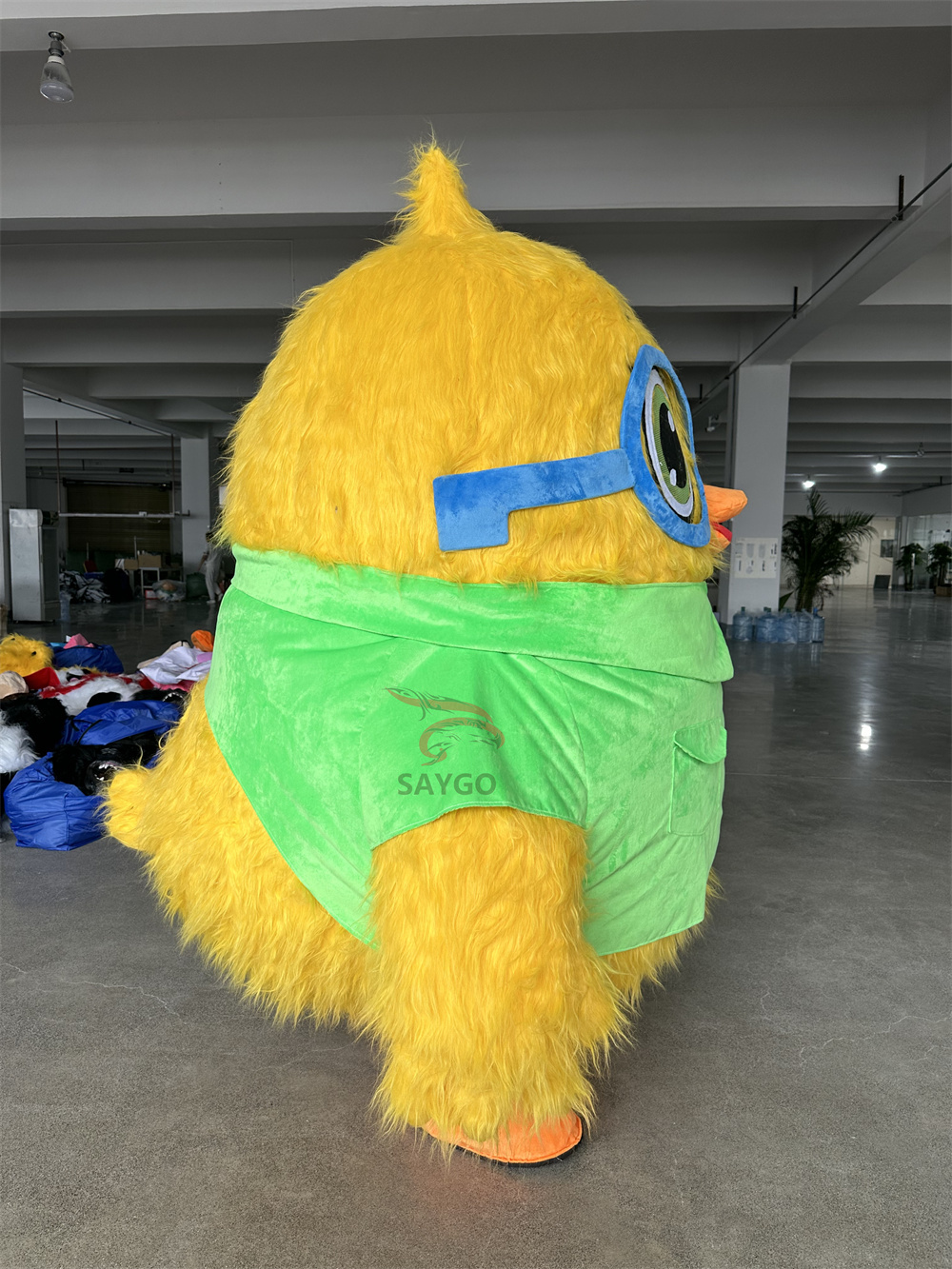 Inflatable Yellow Egg Chicken Animal Mascot Clothing Commercial Cute Animal Party Costumes for Adults Direct Sale