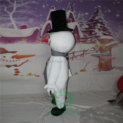Large Size Pretty Walking Snowman Costume Cartoon Mascot for Easy Wear Advertising Promotion Snowman Costumes Clothing