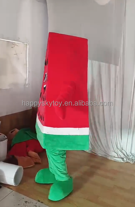 Custom Made Fruit Mascot Costume Watermelon for Adults Performance Wear Brand Advertising Fruit Costumes 1.6-2.3m