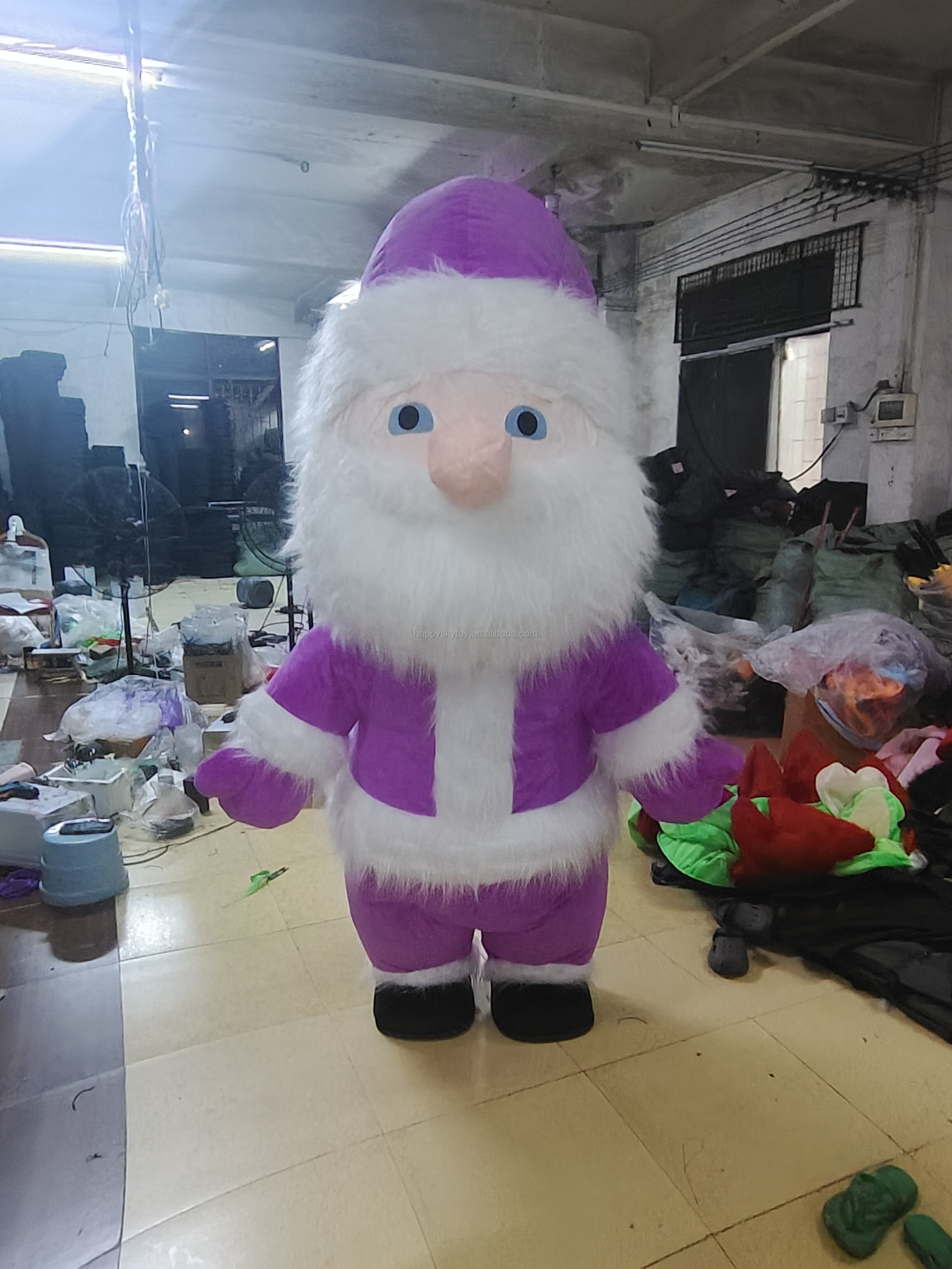 Custom Made Santa Costume Cartoon Character Adult Christmas Mascot Costume Carnival Fancy Dress