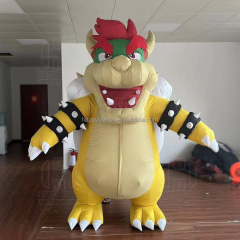 Realistic Chinese Dragon Mascot Costume Smooth Material Custom 2M Dinosaur Inflatable Mascot Costume