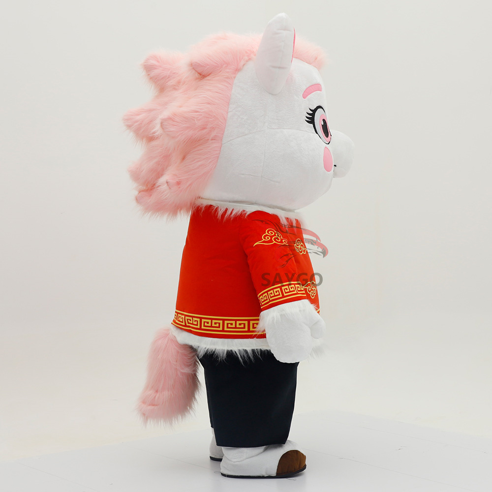 New Year Celebration Inflatable Mascot Costumes Horse 2m 2.6m Height Giant Horse Costumes for Dress up