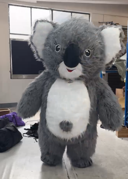 Smile Gentle Koala Mascot Costume for Adults Cosplay Party Dress 2m 2.6m Inflatable Koala Mascot Costume Clothes Sale
