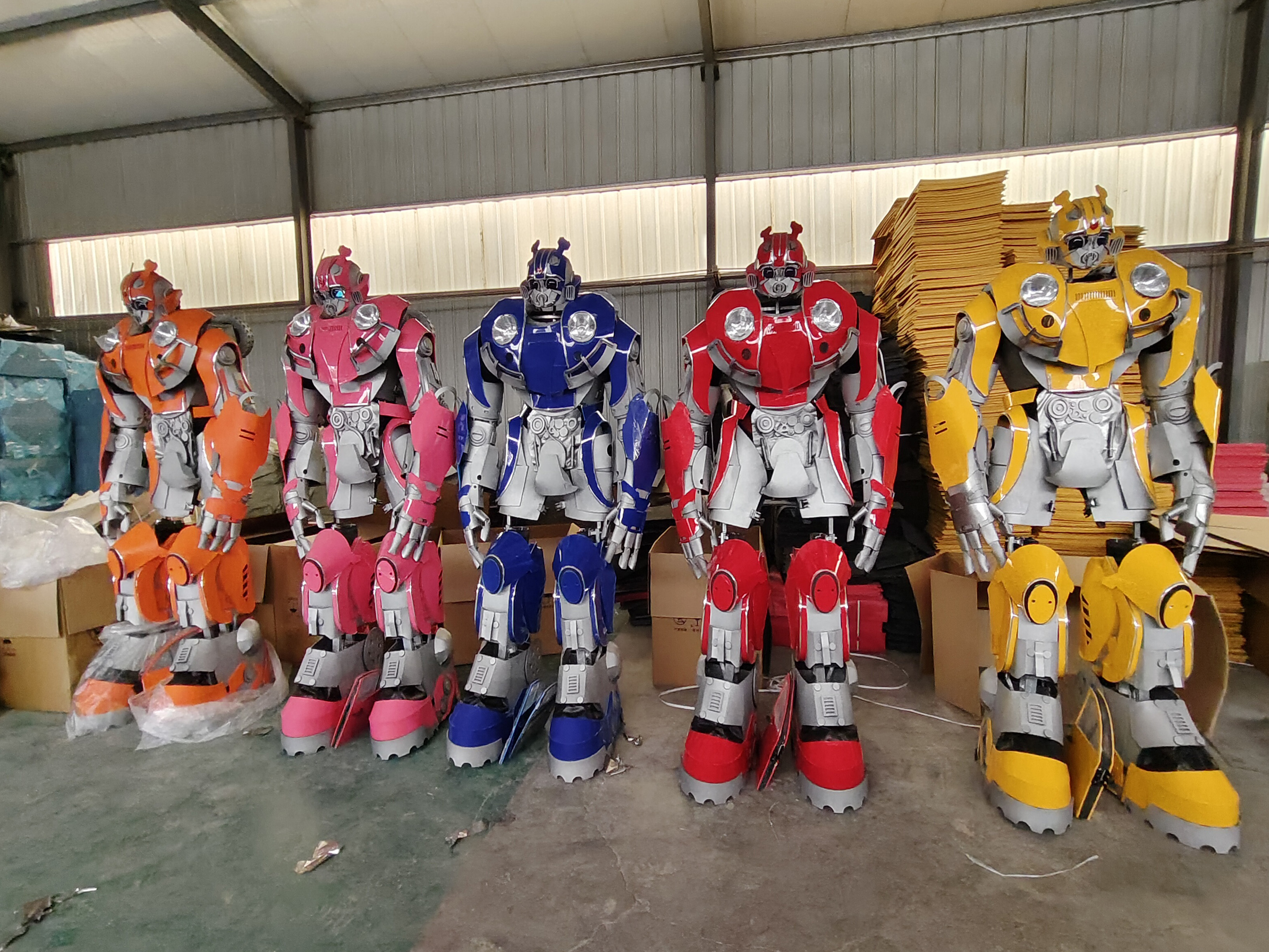 Bubblebee transformers Robot LED Stilt Walker Costume for Halloween Party-Adult Unisex Wearable Light-Up Mascot with Animal & Bugs Theme Cosplay,Big Mascot,Robot LED Stilt Walker Costume for Halloween Party-Adult Unisex Wearable Light-Up Mascot with Animal & Bugs Theme Cosplay