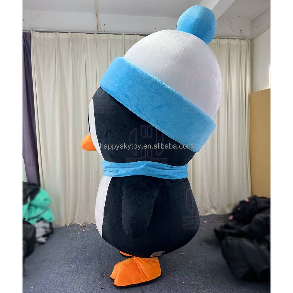 Walking Inflatable Penguin Plush Costume Inflatable Mascot Costume