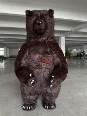 Factory Price Giant White Black Grey Wolf Inflatable Mascot Costume Commercial Walking Adults Party Dress for Event