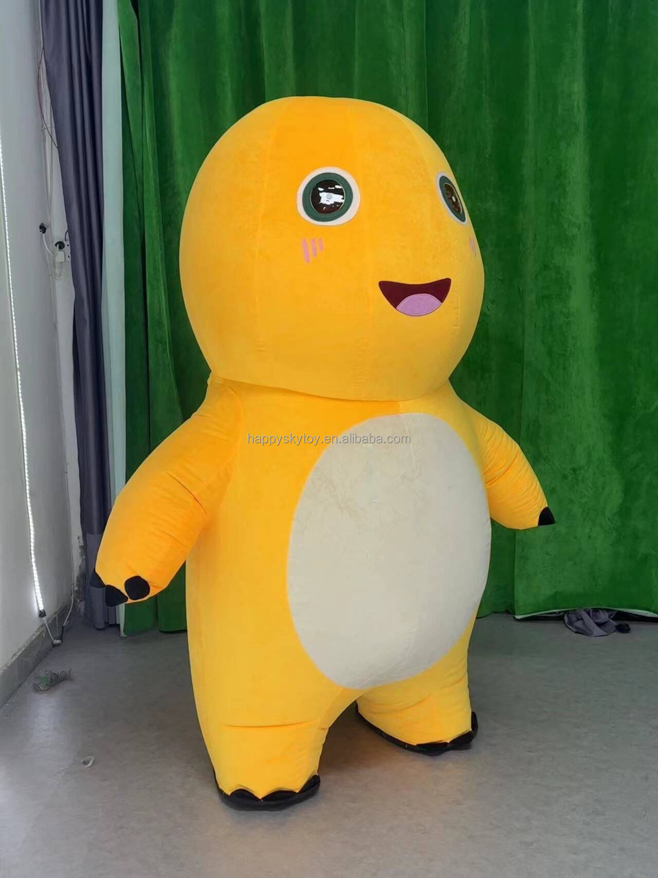 Expansive Milk Baby Dragon Plush Mascot Costume CE 2.6M Blow up Dinosaur Cosplay Suit Cloth Inflatable for Walking