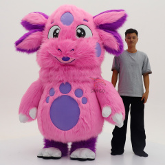 Inflatable Animal Cartoon Character Mascot Costume Supplier Walking Plush Fancy Dress Cloth Cosplay for Easter/Halloween Adults