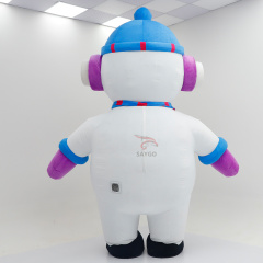 New Arrivals Snowman Olaf Adult Mascot Costume Inflatable Unisex Model 001 for Easter/Halloween Carnival Party