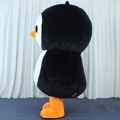 High Quality Cute Penguin Inflatable Costume for Adults Cosplay Scarf Suit for Christmas Halloween Blow-up Mascot for Carnivals
