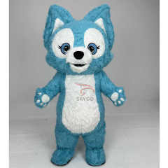 Saygo 2m 2.6m LinaBell Custom Coslpay Animal Inflatable Fox Mascot Costume Cartoon Character Fox Cartoon Mascot Costume for Sale