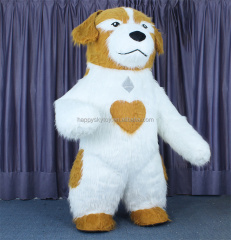 Furry Dog Costume for Anime Walking Paradise Activities Chase Dog Mascot Costume Inflatable 2m