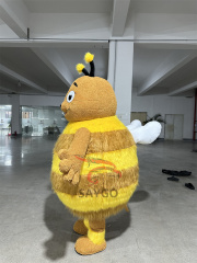 Unisex Adult Funny Inflatable Bee Costume Halloween Halloween Costume Hand Drawn Printing for Kids Cosplay or Funny Party