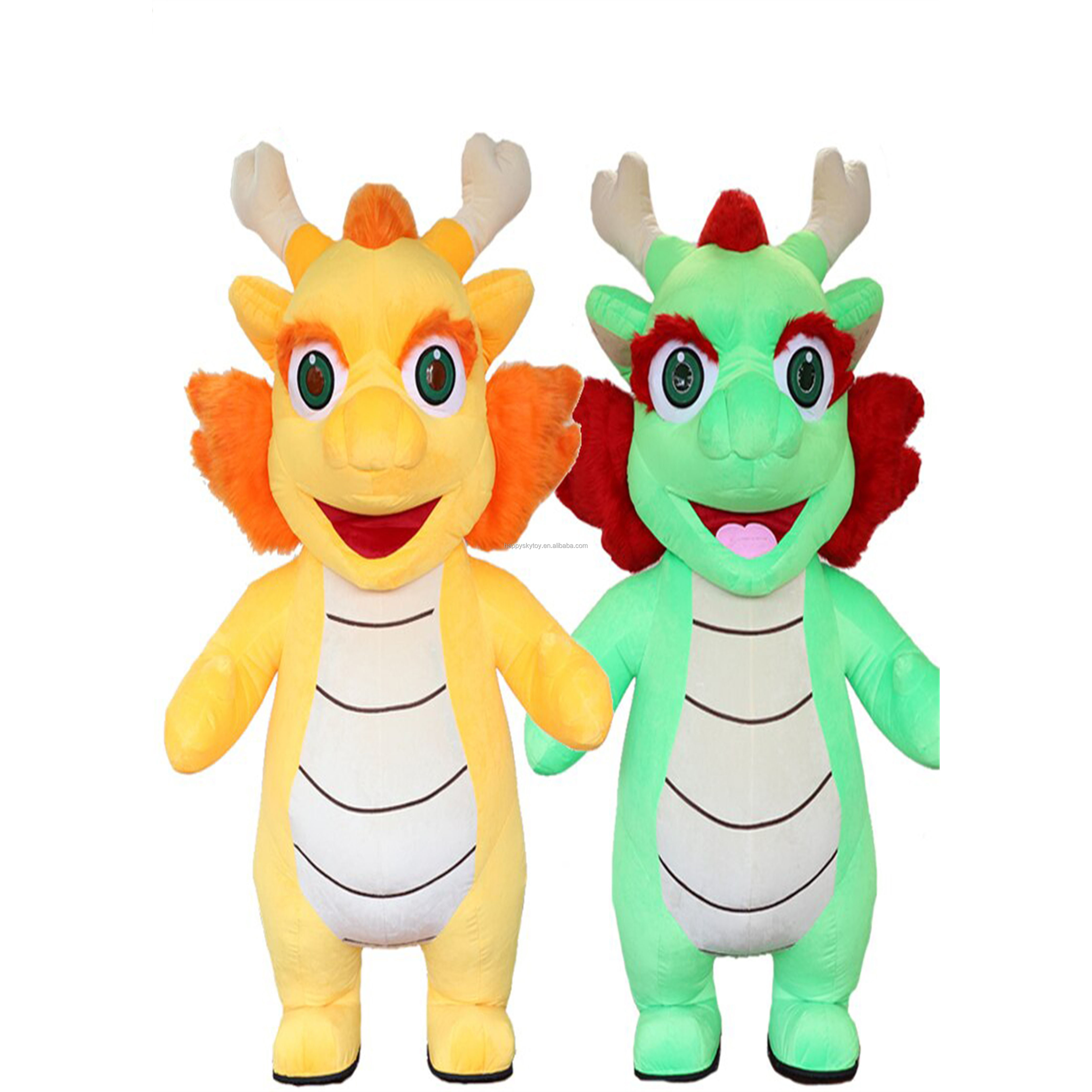 Dinosaur Custom Made New Design Animal Shaped Advertising Walking Inflatable Dragon Mascot Costumes for Promotion