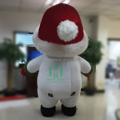 Christmas Snowman Adult Mascot Costume Custom Design Party Costume for Adults Happy Sky Easter/Halloween